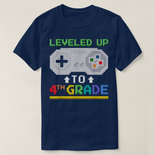 Tot 4-klasse gamervideogame-controller t-shirt (Design voorkant)