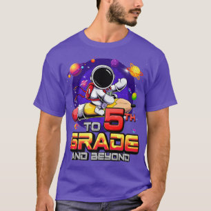Tot 5e graad en daarna Astronaut terug naar school T-shirt