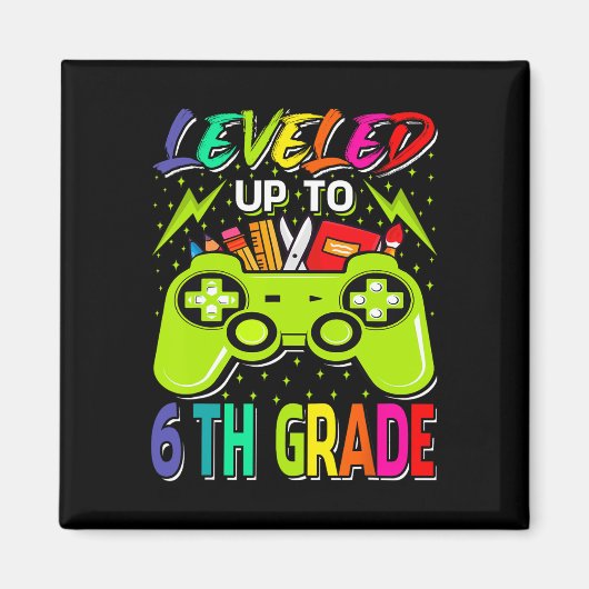 Tot 6e graad gamer terug naar school magneet (Voorkant)