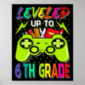Tot 6e graad gamer terug naar school poster (Voorkant)