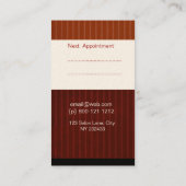 Tot aan de Aarde Salon Hair Stylist Makeup Artist Afsprakenkaartje (Achterkant)