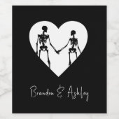 Tot aan de dood delen wij het witte etiket van ske (Enkel label)