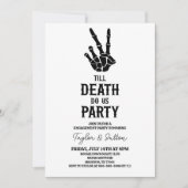 Tot aan de dood houden wij ons bezig met skeletone kaart (Voorkant)