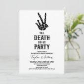 Tot aan de dood houden wij ons bezig met skeletone kaart (Staand voorkant)