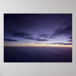 Tot aan de lucht: Mooie zonsopgang Poster