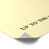 Tot aan de minuut poster (Hoek)