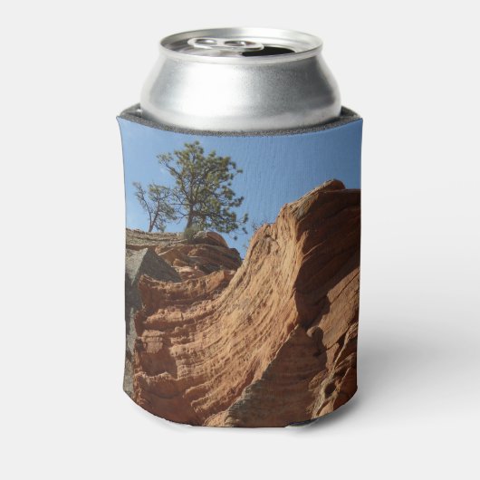 Tot Angels die landt in Zion National Park Blikjeskoeler (Blikje Achterkant)