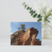 Tot Angels die landt in Zion National Park Briefkaart (Staand voorkant)
