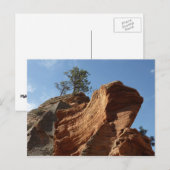 Tot Angels die landt in Zion National Park Briefkaart (Voorkant / Achterkant)