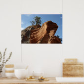 Tot Angels die landt in Zion National Park Poster (Keuken)