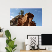 Tot Angels die landt in Zion National Park Poster (Thuiskantoor)