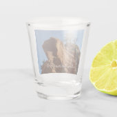 Tot Angels die landt in Zion National Park Shot Glas (Achterkant)