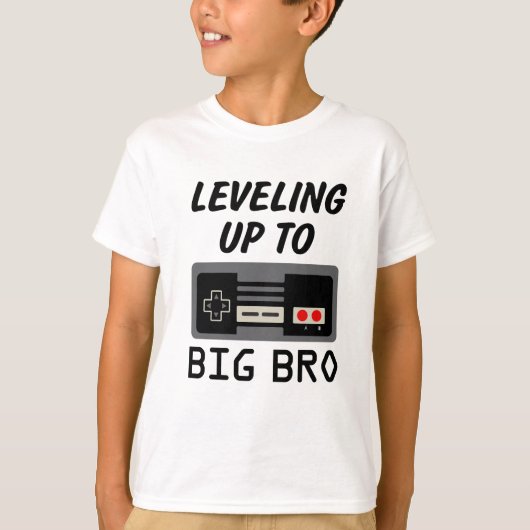 Tot Big Bro Shirt Video Game Brother (Voorkant)