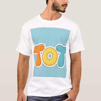 TOT Bubble Letter T-shirt | Kleurrijke Cartoon Kin