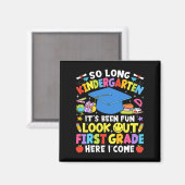 Tot dag kleuterschool afstuderen eerste klas hier magneet (Voorkant / Achterkant)
