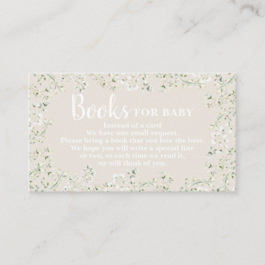 Tot de Clouds Baby shower Boeken voor Baby Kaart (Voorkant)