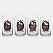 'Tot de dodenbril Blikvorm Glas (Achterkant)