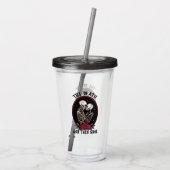 'Tot de dood Acryl Tumbler Drinkbeker (Achterkant)