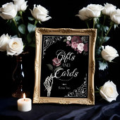 Tot de Dood Aquarel Skelet Roos Cadeaus & Kaarten Poster