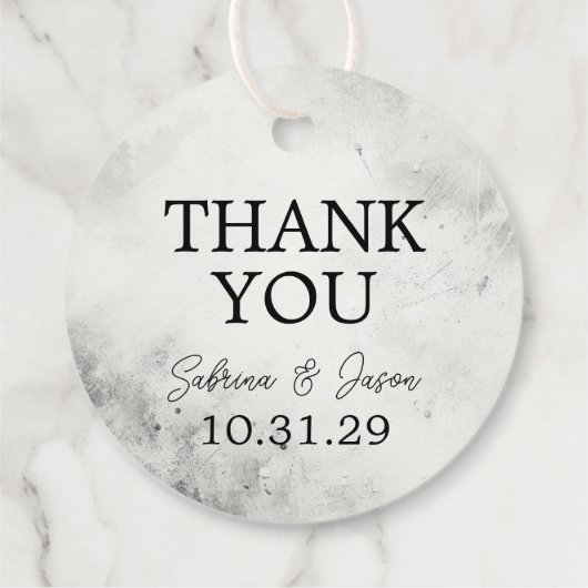 Tot de dood bedankjes labels (Achterkant)