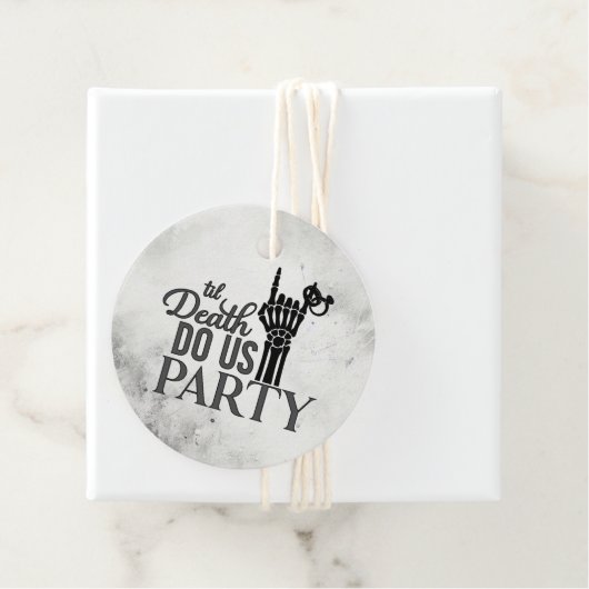 Tot de dood bedankjes labels (In situ)