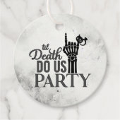 Tot de dood bedankjes labels (Voorkant)