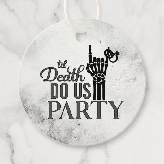 Tot de dood bedankjes labels (Voorkant)