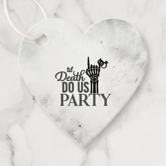 Tot de dood bedankjes labels (Voorkant)