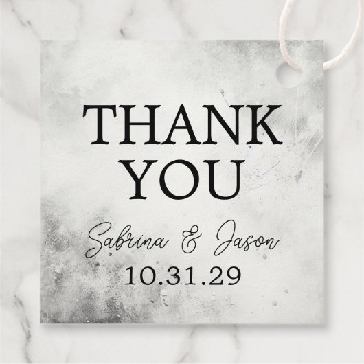 Tot de dood bedankjes labels (Achterkant)