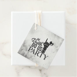 Tot de dood bedankjes labels