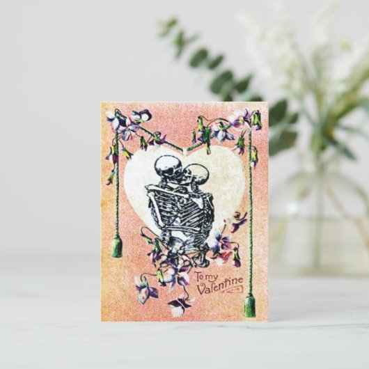 Tot de dood Briefkaart (Staand voorkant)