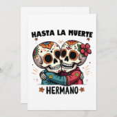 Tot de Dood Broeder Dag van de Dood Kaart (Voorkant / Achterkant)