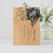 Tot de dood delen we de RSVP-kaart Bedankkaart (Staand voorkant)