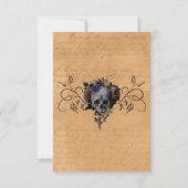 Tot de dood delen we de RSVP-kaart Bedankkaart (Achterkant)