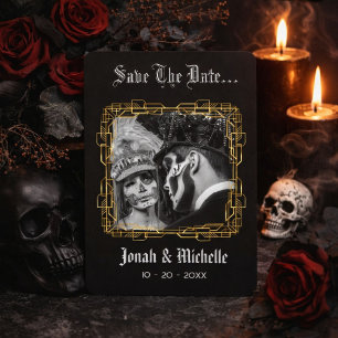 Tot de Dood Dia De Los Muertos Bewaar de Datum Save The Date