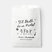 Tot de dood, doe ons feest vrijgezellenweekend bedankzakje (Voorkant)