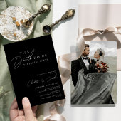 Tot de dood, doe ons feestrepetitie diner kaart