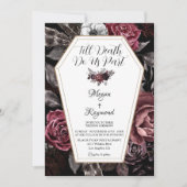 Tot de dood doen ons deel bloemenelegante Gothic b Kaart (Voorkant)