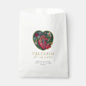 Tot de dood doen ons deel Gothic hart Halloween Go Bedankzakje (Voorkant)