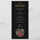 Tot de dood doen ons deel Gothic hart Halloween Go Menu (Voorkant)