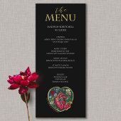 Tot de dood doen ons deel Gothic hart Halloween Go Menu