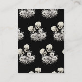 Tot de dood doen ons Deel Skelet Info & Details Visitekaartje (Achterkant)