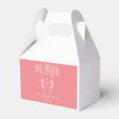Tot de dood doen ons feest aangepaste bruiloft gun bedankdoosjes (Voorkant Zijde)