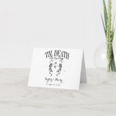 Tot de dood doen ons feest gevouwen bruiloft uitno (Voorkant)