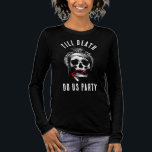 Tot de dood doen ons feest schedel vrijgezellenfee Tri-Blend shirt<br><div class="desc">Of je nu houdt van enge skeletten, of iets daartussenin, deze schedel met rode lippenstift gag is klaar om je stijlvolume te vergroten. Steal het show in deze lipstick liefhebbende schedel ontwerp zeker een rockin 'accent toe te voegen aan uw vrijgezellenfeest met je besties het hele weekend lang. Voeg de...</div>