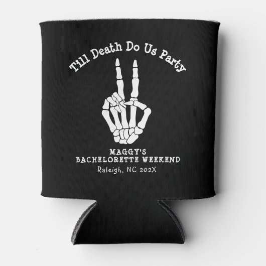 Tot de dood doen ons Party Bachelorette Party Blikjeskoeler (Voorkant)