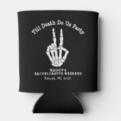 Tot de dood doen ons Party Bachelorette Party Blikjeskoeler (Achterkant)