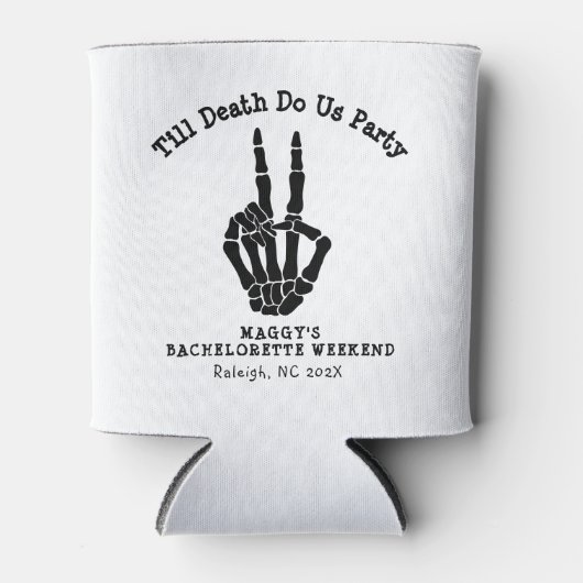 Tot de dood doen ons Party Bachelorette Party Blikjeskoeler (Voorkant)