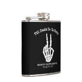 Tot de dood doen ons Party Bachelorette Party Heupfles (Rechts)