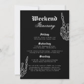 Tot de dood doen ons Party Bachelorette Party Kaart (Achterkant)